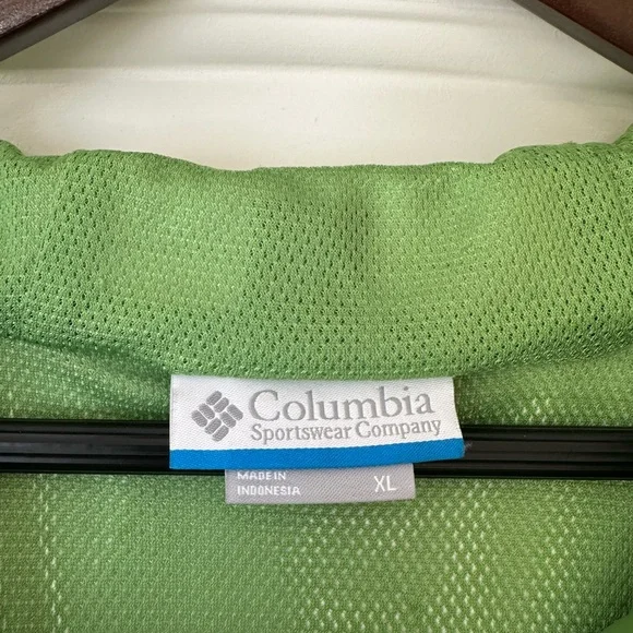 Columbia Women's XL Green Rain Jacket - Picture 2 of 3